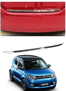 SLSHILPA Chrome Dicky Garnish Compatible with Maruti Suzuki Ignis Chrome Maruti NA Rear Garnish