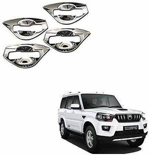 Autxin Scorpio 2014 Model car Finger guard chrome garnish cover Chrome MAHINDRA Scorpio Side Garnish