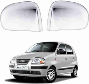AutoZone Side Mirror Cover Chrome Finishing Suitable For Hyundai Santro Xing (2010-2017) Chrome Hyundai Santro Xing Side Garnish