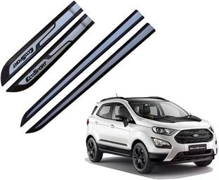 Ds enterprise Protective Side Beading for Eco Sport All Models - Black and Silver Color Matte Ford Ecosport Side Garnish