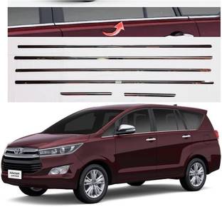 ROSHNEER ENTERPRISES Stainless Steel Chrome Finish Window Lower Garnish FOR MODEL (2016-2020) /0163 Chrome Toyota Innova Crysta Side Garnish