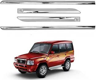 CARSHADE Full chrome side beading Moulding Compatible for All model Chrome Tata Sumo Victa, Sumo, Sumo Grand Side Garnish