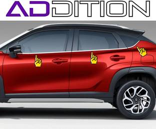 Ad chrome FRONX 2023 WINDOW GARNISH 6 PCS Chrome Maruti Fusion Side Garnish