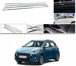 AutoZone Lower Window Garnish Chrome Finish For Hyundai Grand i10 nios (2019-2021) Chrome Hyundai Grand i10 Nios Era Petrol Side Garnish
