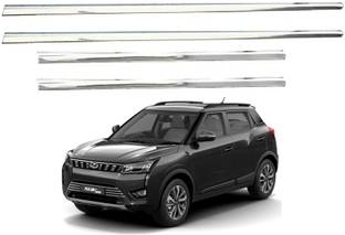 AutoZeal Lower Window Garnish (Chrome) Set of 4 For Mahindra Xuv300 All Model Chrome Mahindra XUV300 W4 Petrol Side Garnish