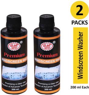 UE Premium Windscreen Washer Fluid Concentrate Set of 2 Car Glass Scrape Cleaner