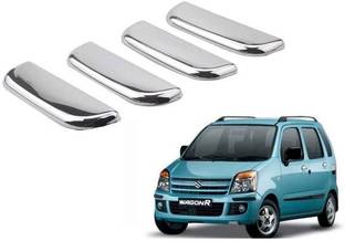 AutoZone Door Handle Cover Chrome Finishing Suitable for Maruti Wagonr (2007-2009) Car Grab Handle Cover