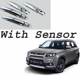 Lamkoti car Door Handle Chrome Cover/Catch cover for Vitara Brezza Grab Handle Cover Car Grab Handle Cover