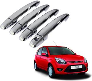 DIGICLAMBO Figo Car Door Handle Catch Cover chrome (Set of 4) Car Grab Handle Cover
