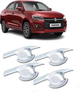 Bubu Car chrome door handle finger guard cover for New D-zire 2024 Car Grab Handle Cover