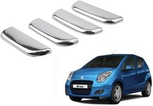 CARSHADE Car Handle Catch Cover Chrome Finish Compatible for Maruti A-Star Set of 4 Pcs Car Grab Handle Cover