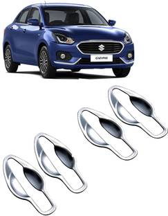 Lamkoti Car chrome Door handle catch finger guard For Maruti Swift Dzire (2020 Onward) Car Grab Handle Cover
