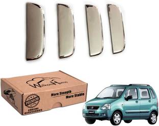 WolkomHome Chrome Door Handle Cover with Free Extra dual side Tape Wagon R 2003 Car Grab Handle Cover