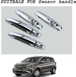 Bubu Car silver Plated chrome door handle catch cover for Maruti Ertiga (2018-2021) Car Grab Handle Cover