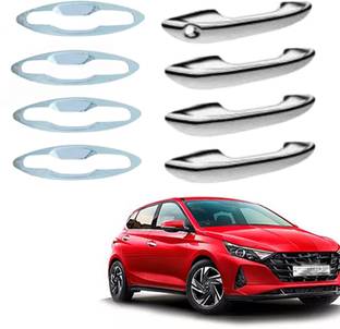 Bubu silver Plated chrome door catch combo Car Grab Handle Cover