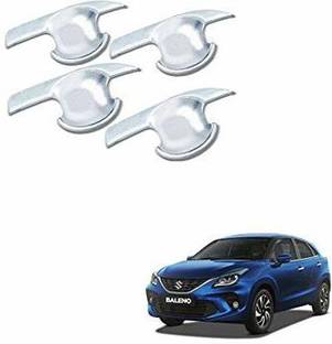Amabu Car silver Plated chrome door handle finger cover for Baleno Car Grab Handle Cover
