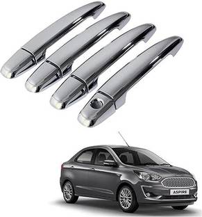 Uneestore Chrome Door Handle COVER for Ford Figo Aspire Car Grab Handle Cover