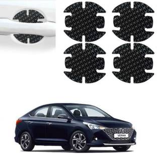 TASAZE Car Door Scratch Protection sticker finger guard (PU) Transparent for Verna Car Grab handle