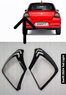 DDA ENTERPRISES Tail light cover maruti suzuki swift 2024 ( garnish panio black) set of 2pcs Car Grill Cover