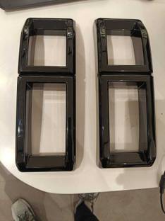 CCE Car Exterior Grill Ring Thar Roxx- Black (2024 - Present) (Set of 2Pcs)01 Thar Roxx Ring Black 01 Car Grill Cover