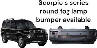 shivam shubham FRONT BUMPER SCORPIO S-11 WITH FOG LAMP CUT Car Grill Cover