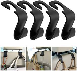 Drasert Car Backseat HeadRest Hook/Hard Plastic Hanger for Handbags,Grocery,Purse, Coat. Car Side Seat Catcher