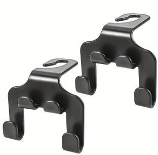 RHHG E COM Car Seat Headrest Hanger Seat Hook ( 2pcs ) for Hanging Purses,Bags & Mobile | Car Side Seat Catcher