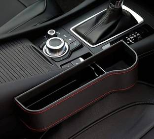 Nappwe Car Seat Gap Organizer with Cup Holder for Coins, Cards, Cell Phone, Wallets etc Car Bottle Holder