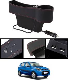 AYW Seat Gap Black Organizer Front Seat With USB Ports,Cup,Phone,Key,Coin Holder11 Car Side Seat Catcher