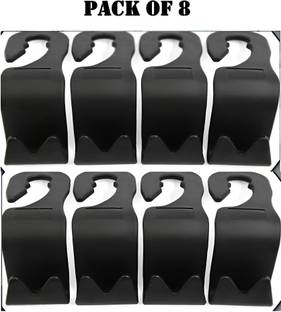 DeoDap 8pcs Car Backrest Hanger/Car Seat Headrest Hooks/Back Seat Organizer Hanger Hook Car Side Seat Catcher