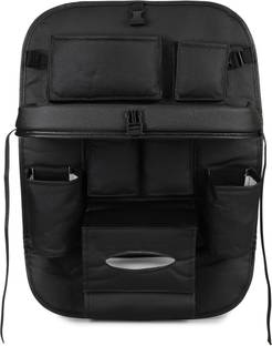 PRAFECT Tradesk Car Back Seat Organiser Biege Car Storage Bag