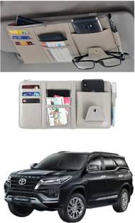 FF TRADERS Car Visor Hanging Organiser for Fortuner Car Multi Pocket