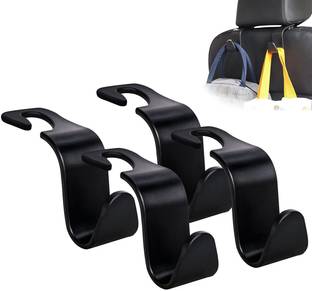SEE INSIDE Car Backseat Head Rest Organizer Hook Hanger for Holding Handbag Car Storage Bag & Bin