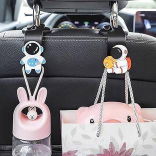 Wolpin Car Backseat Headrest Hook/Hanger Universal Durable Organiser Space Saver Car Side Seat Catcher