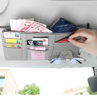DIYAL ENTERPRISE Universal Fit Storage for Documents, Cards, Pens, and Sunglasses Car Multi Pocket