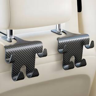 Jinila Car Storage Headrest Hanger Holder Hooks Organizer Vehicle Backseat Hanger 2PCS Car Multi Pocket