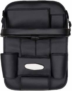Lakshya 3D Car Seat Back Organizer with 10 Pockets and Meal Tray Car Multi Pocket