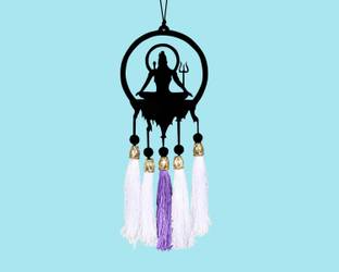 ZORIADA Lord Mahadev (Shiva) Hand Made for Positive Vibes,Car Hanging Ornament Plastic Dream Catcher