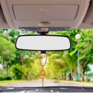 Shiv Jagdamba Religious South Indian Tamil Om Gada Car Rear View Mirror Décor Accessories 01 Car Hanging Ornament