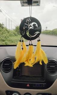 Dalli Nesh Om Logo With Ganesh Ji Hanging Dream Catcher Car Hanging Ornament