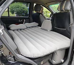 Techtest Multifunctional Inflatable Car Bed Mattress with Two Air Pillows all set Car Inflatable Bed