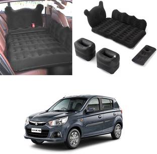 Oshotto Designer Car Inflatable Bed Mattress with Two Air Pillows For Alto K10 Car Inflatable Bed