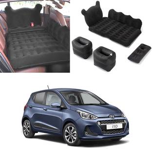 Oshotto Designer Car Inflatable Bed Mattress with Two Air Pillows For Hyundai i10 Car Inflatable Bed