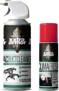 Xxtra Armor Xxtra Armor Car Freshener Combo (AC Duct Foam Cleaner 400ml + Clima Fresh 100ml) (AC Duct Foam Cleaner 400ml + Clima Fresh 100ml) Vehicle Interior Cleaner