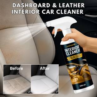 VRPRIME Car Interior Cleaner Spray For Dashboard, Seats & All Interior Surfaces Leather, Plastic & Fabric | AC Vents Tough Stain Cleaner Vehicle Interior Cleaner