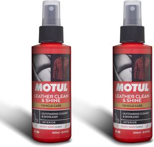 MOTUL Leather Clean & Shine Vehicle Interior Cleaner Kit Musky warm scent Vehicle Interior Cleaner