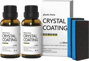 Bhole Imitations Liquid Car Polish for Bumper Plastic Refreshing Polish for Car Vehicle Interior Cleaner