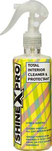 ShineXPro Car Interior Cleaner, Safe As Car Seat Cleaner & For All Interior Surfaces, Leather & Fabric - Infused UV Blockers Protect From Fading - Citrus Scent Vehicle Interior Cleaner