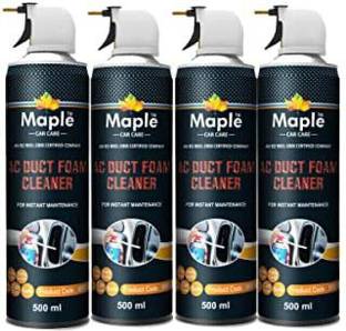 Maple Air Conditioner Coil Cleaner Disinfectant Foam & Purifier (Pack of 4) (Effective Cleaning, Ready to Use) Decontaminates and Deodorizes The Ac Vehicle Interior Cleaner
