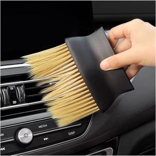 AutoBizarre Soft Scratch Free Multipurpose Car Interior Detailing & Cleaning Brush Small Dusting Brush Vehicle Interior Cleaner